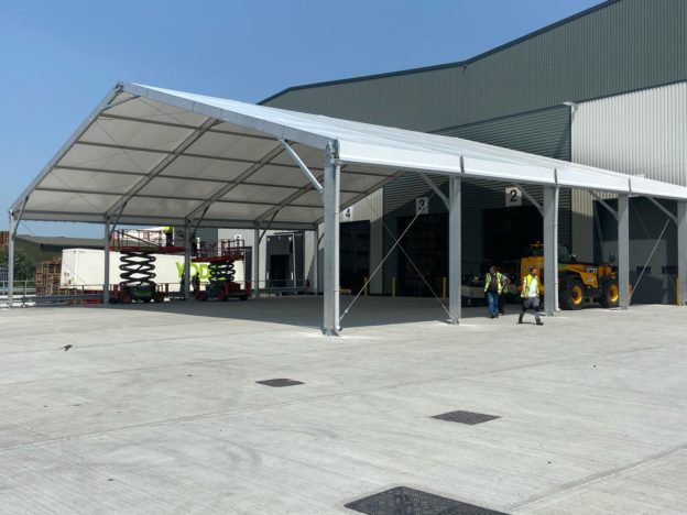 Logistics industrial canopy